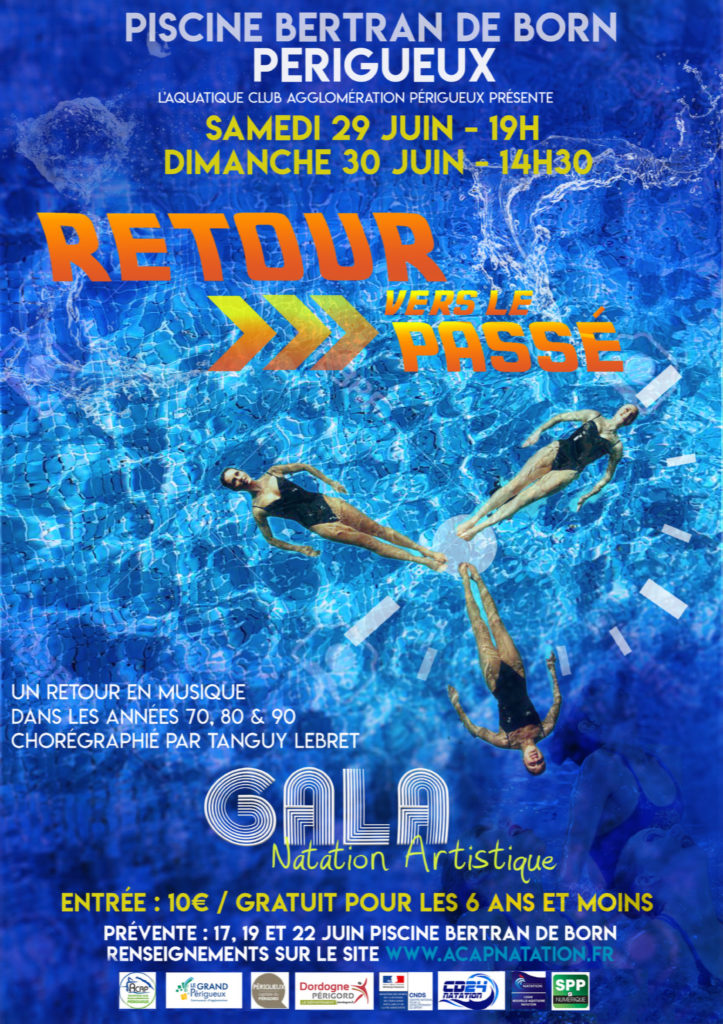 Gala annuel de natation artistique : les 29 et 30 juin prochains ça va envoyer!