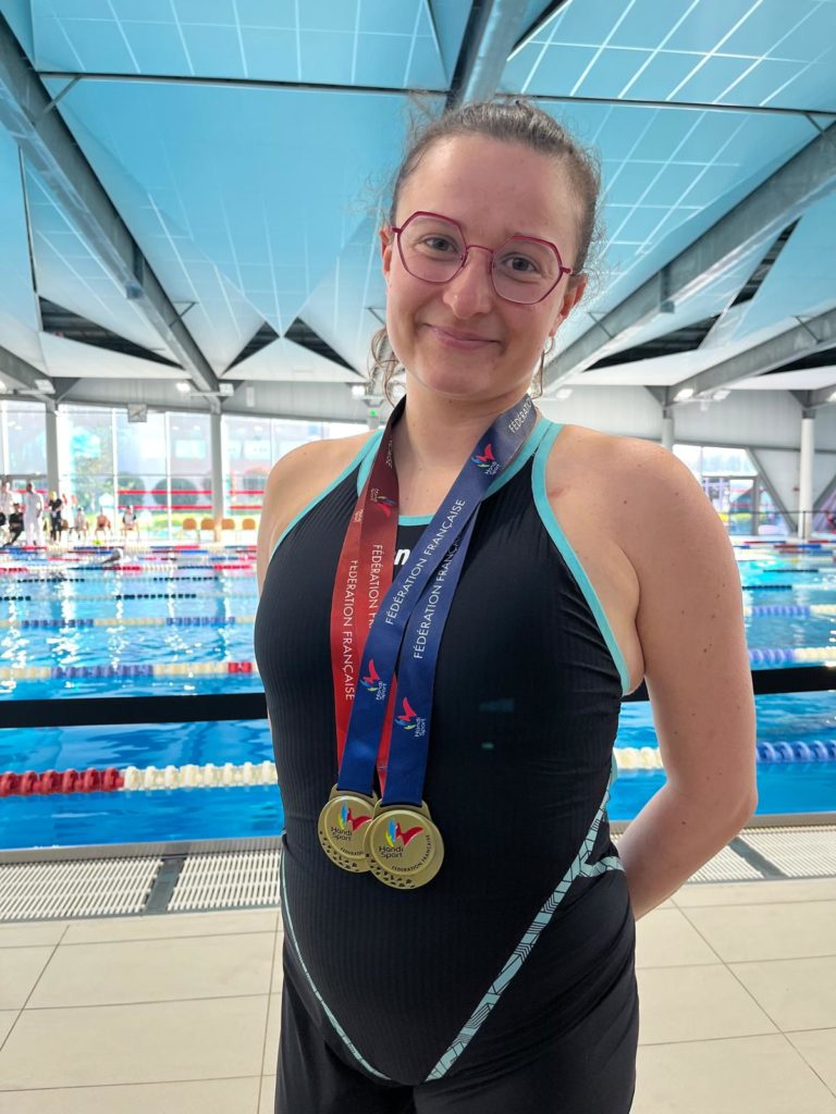 Les 14 et 15 mars, la nageuse de l’ACAP Juliette SUBRENAT a participé aux Championnats interrégionaux handisport à Sartrouville